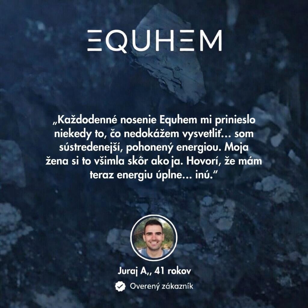 Hematitový náramok EQUHEM
